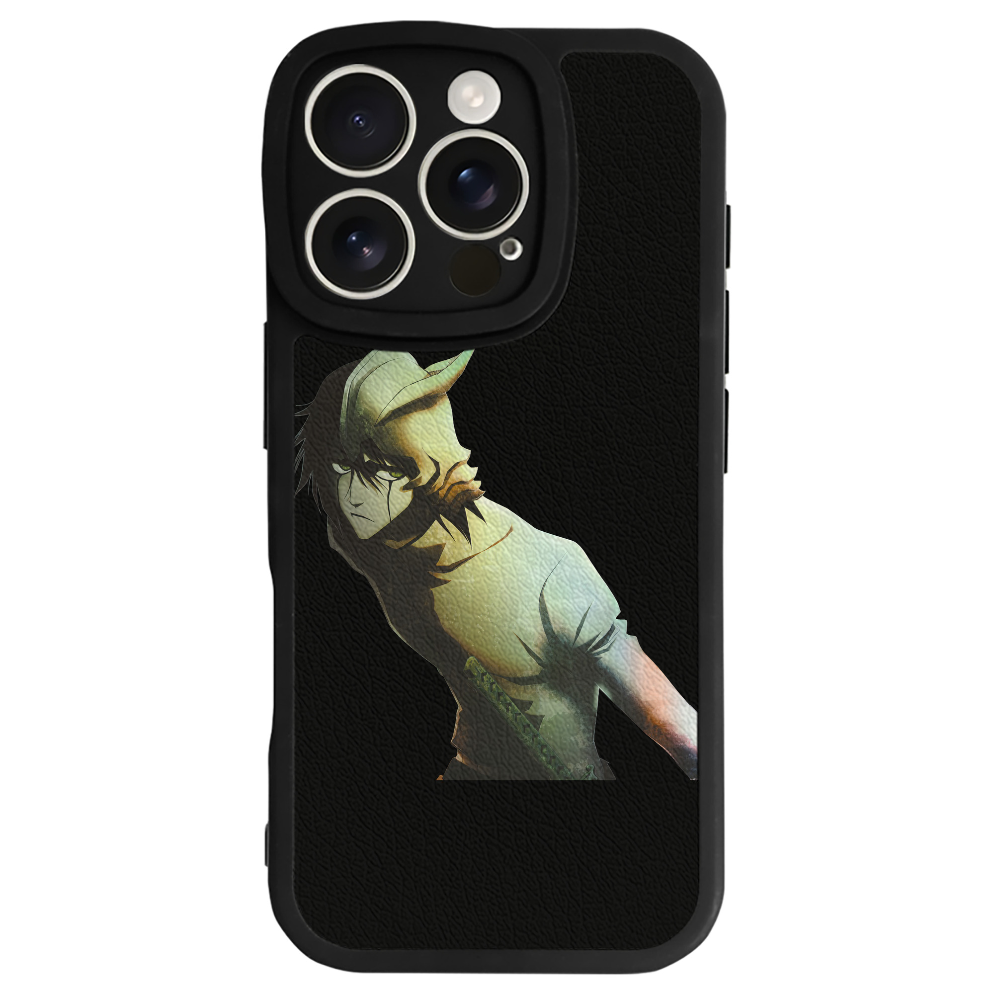 （画像用） ブリーチ ウルキオラ·シファー BLEACH Ulquiorra cifer 【iPhone 16シリーズ対応】シリコンスマホケース（レザー調） 材質：シリコン